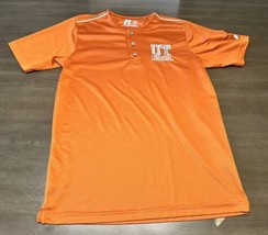 UT Longhorns Polo Shirt by Russell - Men&#39;s M (38-40) Short Sleeve Embroidered - £11.80 GBP