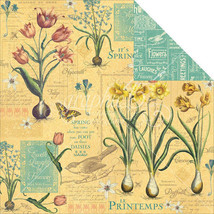 Graphic 45 Time To Flourish 12X12 - 2 SHEETS-Choose Any Design - £1.39 GBP