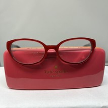 Kate Spade Womens Red Over Black Eyeglass Frames w/ Case - Tamra 0FG9 135 - £19.37 GBP