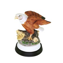 Eagle Figurine Americana &quot;Birds In Flight&quot; Collection Limited Series &amp; Wood Base - £33.19 GBP
