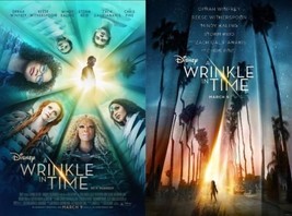 Disney&#39;s A Wrinkle In Time - 13.5&quot;x20&quot; D/S Original Promo Movie Poster Rare 2018 - £11.74 GBP