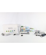Nintendo Wii Video Game Console Bundle 3 Games Memory Card Controller Skins - $197.95