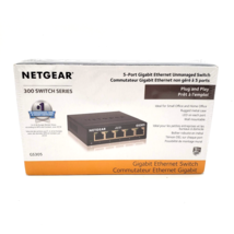 NETGEAR 5 Port Gigabit Ethernet Unmanaged Switch GS305-300PAS BRAND NEW ... - $12.82