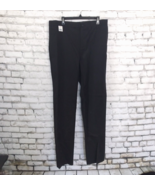 EWC Pants Mens 38 Black Unhemmed Flat Front Pockets USA Uniform Actual 37 - $24.99