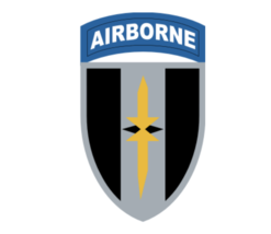 4&quot; 44th medical brigade airborne army bumper sticker decal usa made - £21.17 GBP
