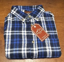 NEW Mountain Ridge Men&#39;s Large Long Sleeve Flannel Button Down Shirt NWT - £11.95 GBP