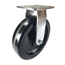 8&quot; X 2&quot; Heavy Duty &quot;Phenolic Wheel&quot; Caster - Rigid - £51.48 GBP