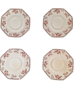 Independence Ironstone Interpace Japan Tea Plates Bittersweet Floral Oct... - £24.92 GBP