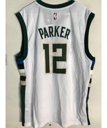 Adidas NBA Jersey Milwaukee Bucks Jabari Parker White sz S - £19.85 GBP