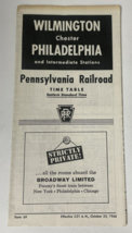 Wilmington &amp; Philadelphia Railroad Timetable - $9.85