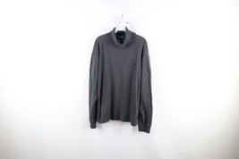 Vintage 90s Ralph Lauren Mens XL Faded Long Sleeve Turtleneck T-Shirt Dark Gray - £30.99 GBP