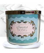 Bath &amp; Body Works ALL NEW Sweetest Song 3-Wick Candle 25-45 hours  US SE... - €29,85 EUR