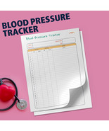 Blood Pressure Log Book, Blood Pressure Monitor, Hypotension Tracking, B... - £1.49 GBP