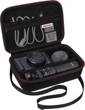Hard Travel Case For Sony Zv-1F, Zv-1, And Zv-1 Ii Digital Camera,, Black. - £25.02 GBP