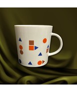 Xenia Taler MEMPHIS Mug White Porcelain Geometric Design Coffee Tea Cup - £14.01 GBP