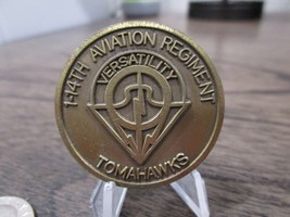 US Army 1 Battalion 14 Aviation Regiment 1-14th Tomahawks Challenge Coin #737M - £11.67 GBP