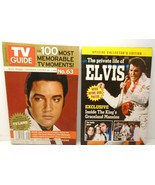 (LOT OF 2) 2005 AMI THE PRIVATE LIFE OF ELVIS &amp; TV GUIDE ELVIS STAGES CO... - £4.09 GBP