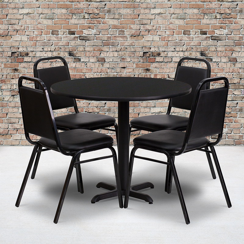 36RD BK Table-Banquet Chair HDBF1001-GG