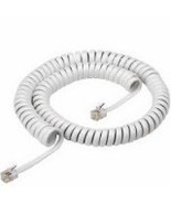 5 X Panasonic White Handset Cord 12 Ft. for KX-T, KX-DT, KX-NT Phones - $294.95 MXN