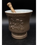 Schering Cosmas &amp; Damian Coricidin Mortar &amp; Pestle Apothecary Pharmaceut... - $48.86 CAD