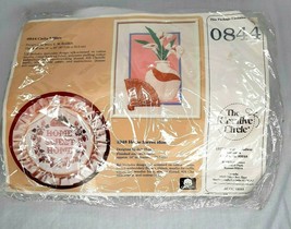 1986 NEW Calla Lilies 844 Embroidery Cat Kitten Creative Circle Kit Unop... - £7.87 GBP