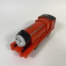 Thomas &amp; Friends James Trackmaster Motorized Red Train Engine 2013 Tested Works - £9.88 GBP