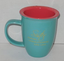 Sister Caring Understanding and Love Coffee Mug Cup By Abbey Press - £7.75 GBP