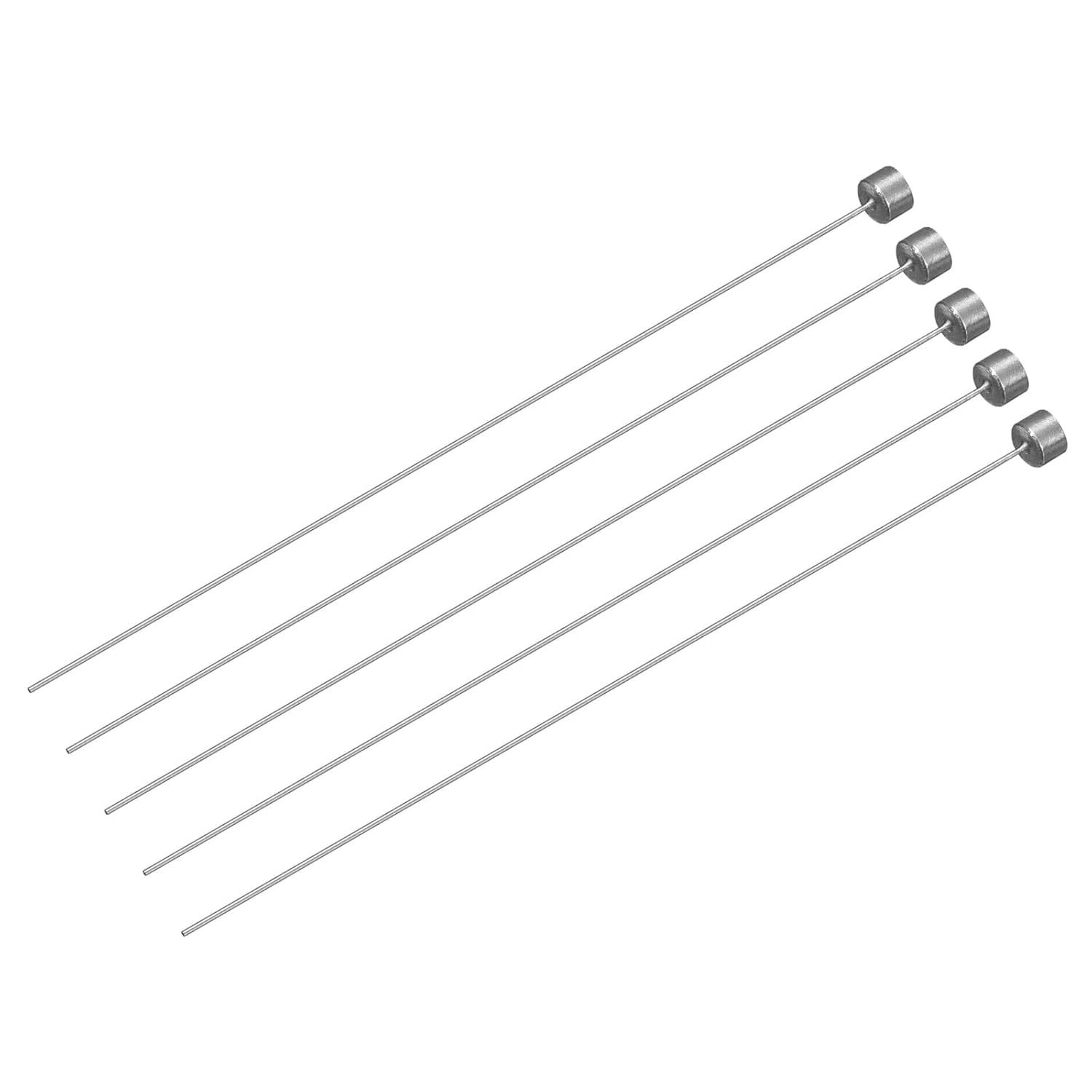 Uxcell 5Pcs Straight Ejector Pins, 0.9Mm (0.035&quot;) Dia. Skd61 Round Tip P... - $29.98