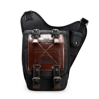 Men Crossbody Bags Male Canvas Shoulder Bags Boy Messenger Bags Handbags... - $45.15