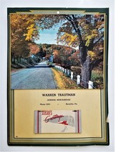 1953 antique WARREN TRAUTMAN CALENDAR bernville pa ad General Merchandis... - £53.77 GBP