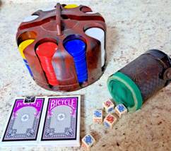 Vtg MCM 60s SG Poker Chip Carousel Caddy Dispenser Made In USA Bakelite ... - $912.25 MXN