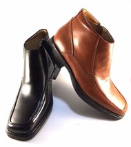 La Milano B5506 Tan Leather Men&#39;s Dressy Ankle Boots  - $41.30