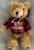 Atlanta Falcons Plush Bear 12” Plush Teddy In Hoodie NFL Football Good S... - $14.99