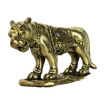 Lion Thai Amulet Gold Brass Statue Figures Statue Wealth Magic Talisman-
show... - £12.04 GBP