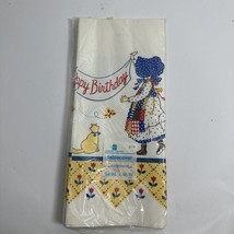 Vintage Holly Hobbie Crepe Tablecover Paper Party Tablecloth American Greetings - £15.67 GBP