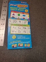 Trend Alphabet, Numbers, Colors &amp; Shapes Wipe-Off Bingo Complete - £4.48 GBP