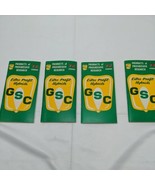 (4) Vintage GSC Extra Profit 7X Hybrids Corn Data Memo Notebooks Illinois  - £11.85 GBP