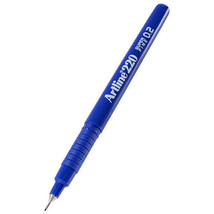 Artline Fineliner Superfine Pen 0.2mm (Box of 12) - Blue - £31.98 GBP