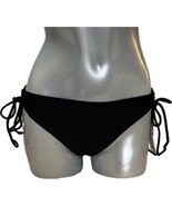 Salt Cove Womens Bikini Swimsuit Bottoms Size Large Black Lace Up Side T... - $376.33 MXN