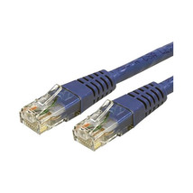 Startech.Com C6PATCH50BL 50FT Blue CAT6 Ethernet Cable Delivers Multi Gigabit 1/ - £46.62 GBP