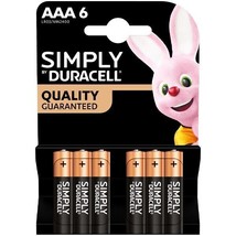Duracell Batteries AAA 6-Pack Alkaline Power Battery Long Lasting Lithiu... - $9.02