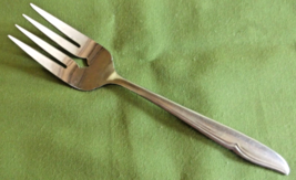 Meat Fork Profile Pattern Oneidacraft Deluxe Stainless  #73208 8.75&quot; Fla... - £4.63 GBP