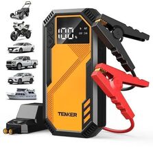 TENKER 4000A 10000mAh Car Jump Starter Booster Jumper Box Power Bank Bat... - $54.76 CAD
