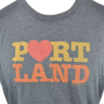 Portland Heart Love T-shirt size L/XL Fit Mens 48x29 Little Bay Root Made In USA - £14.94 GBP