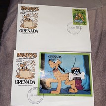 2 Disney Pluto 50 Anniversary First Day Issue Covers 1981 Grenada FDC - £2.21 GBP