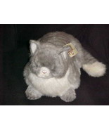 16&quot; Avanti Mom Tabby Gray Striped Plush Cat With Tags Jockline Italy 1985 - $98.99