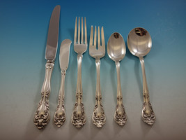 Chateau Rose by Alvin Sterling Silver Flatware Set For 8 Service 48 Pieces - £2,245.88 GBP