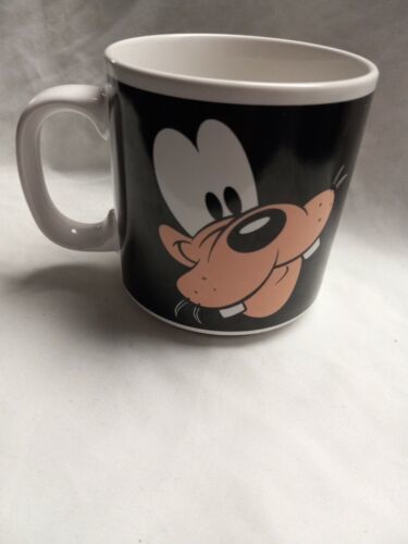 Goofy Mug Coffee Head Face Walt Disney Black Applause Collectible Profile FUN - $12.77