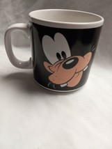 Goofy Mug Coffee Head Face Walt Disney Black Applause Collectible Profil... - £10.00 GBP