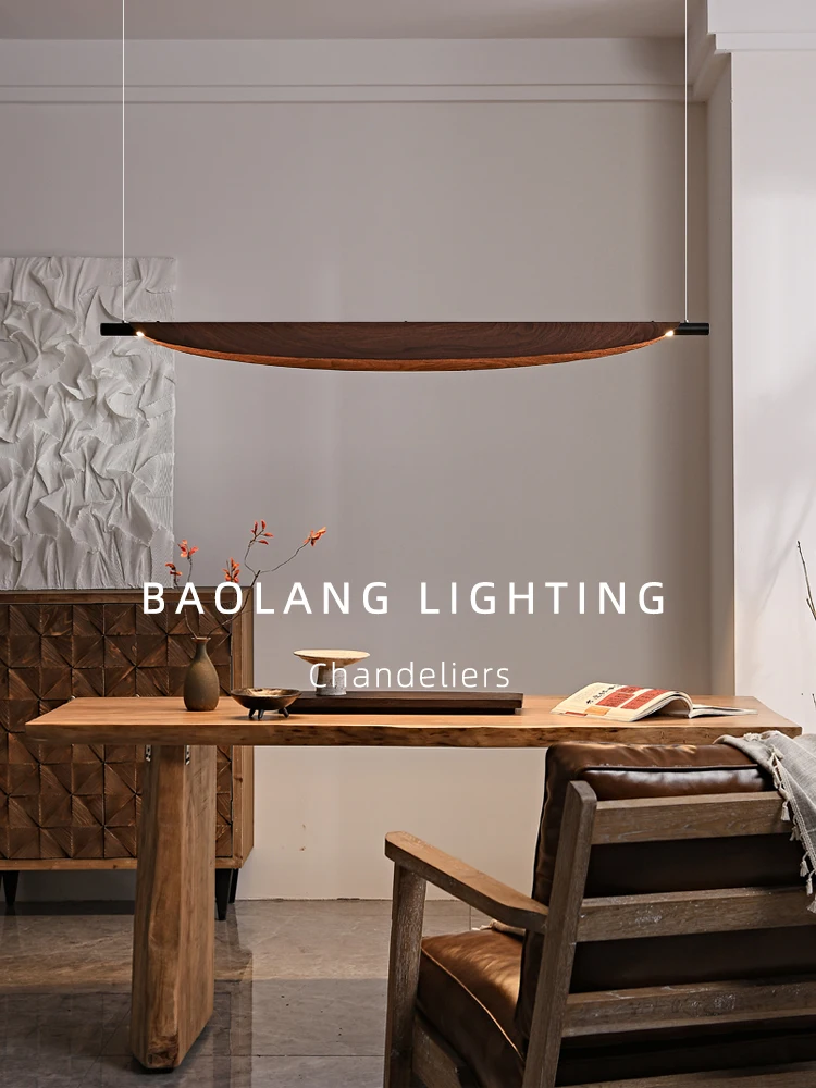 T chandelier wabi sabi bar table light luxury design model tea room long strip creative thumb200